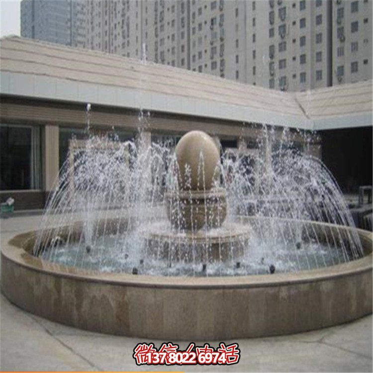 精美中式風水球園林雕塑，提升小區(qū)公園噴泉擺放風水氣質(zhì)