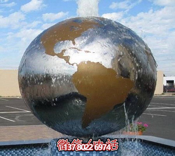 高品質(zhì)不銹鋼噴泉雕塑，裝點(diǎn)你的公園