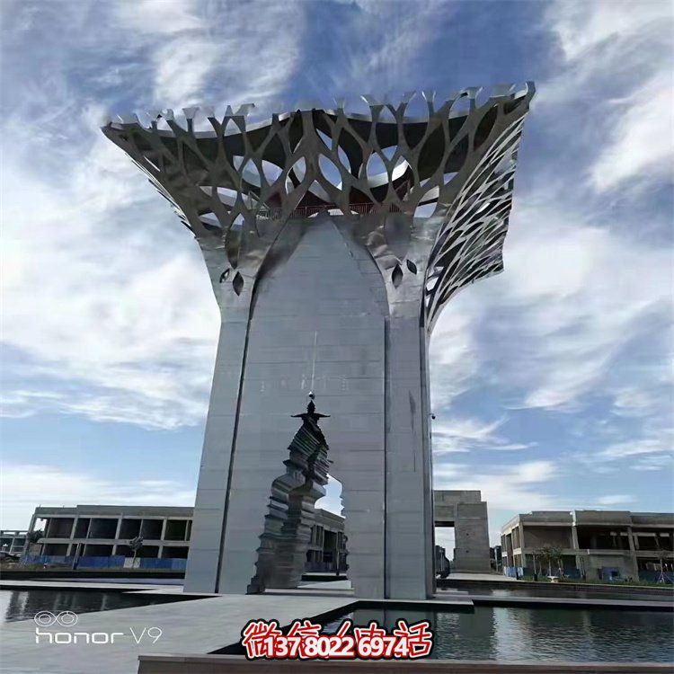 不銹鋼大型戶(hù)外景觀雕塑——給你一個(gè)完美的廣場(chǎng)