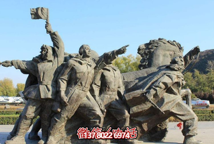 大型石雕景觀擺件，為廣場增添創(chuàng)意人物氣息