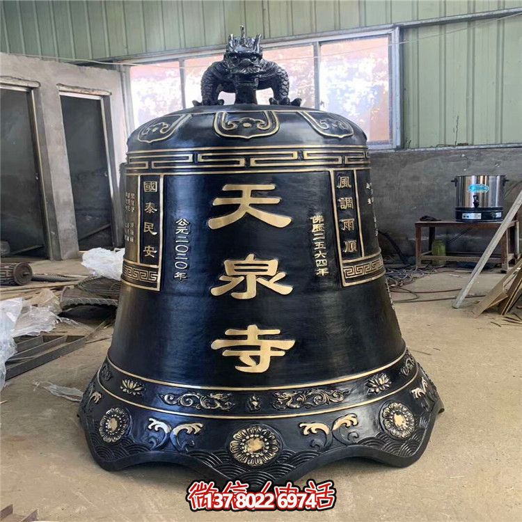 天泉青銅掛鐘雕塑傳承古老文化，鑄就精美藝術(shù)品