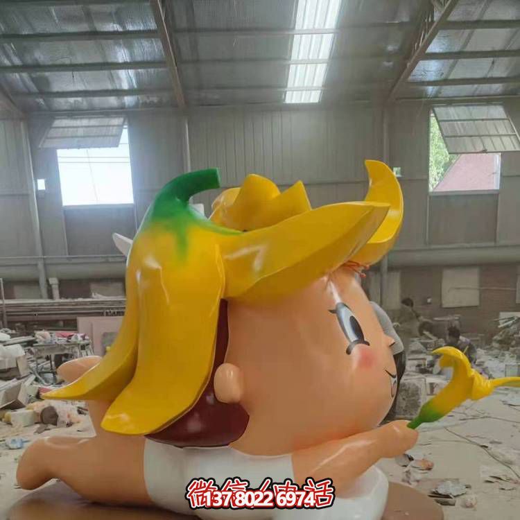 玻璃鋼戶外裝飾擺件，精致美觀、趣味卡通人物景觀