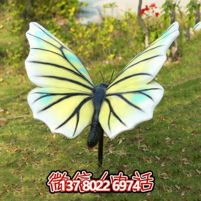 創(chuàng)意玻璃鋼蝴蝶雕塑，給商場帶來新鮮感