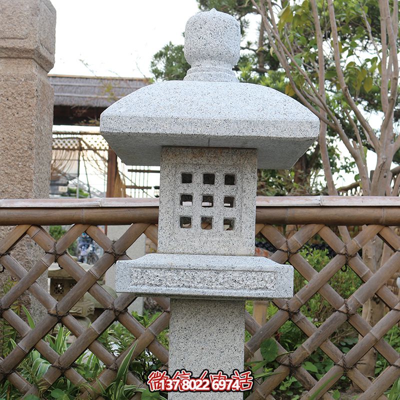 太陽能仿古青石石頭燈，為中式別墅、酒店戶外裝飾
