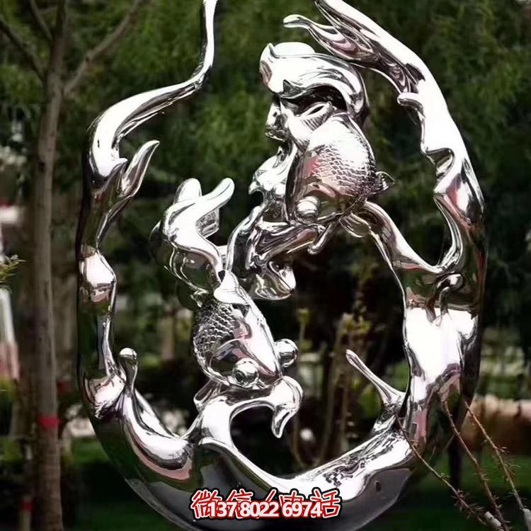 不銹鋼雕塑，為景觀廣場(chǎng)和園林增添抽象藝術(shù)