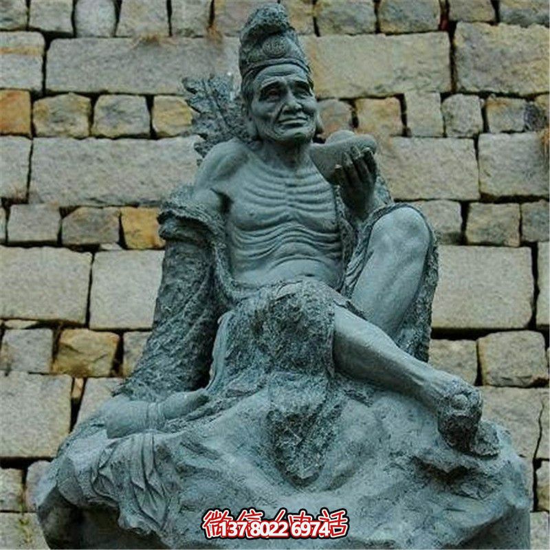 景區(qū)濟(jì)公石雕雕塑，帶你感受大自然的魅力