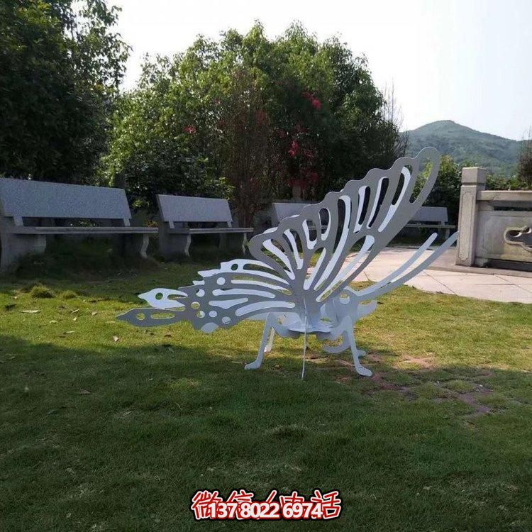 高級(jí)不銹鋼雕塑擺件，讓公園更加美麗