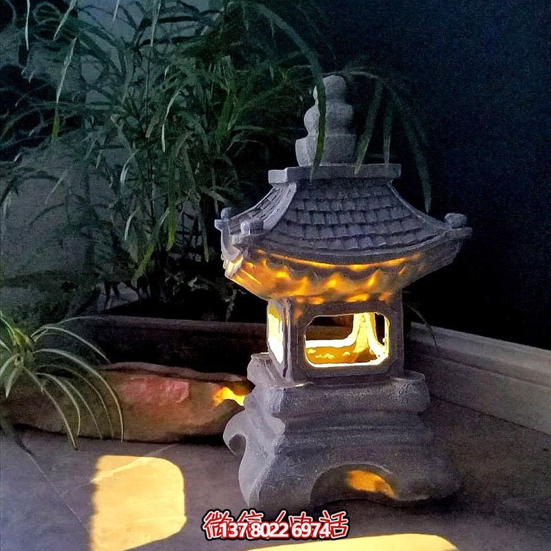 日式風(fēng)落地宮燈，創(chuàng)意裝飾庭院室內(nèi)擺件