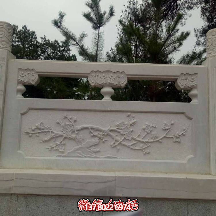 大理石石雕欄桿，給你一個(gè)安全且美麗的橋邊