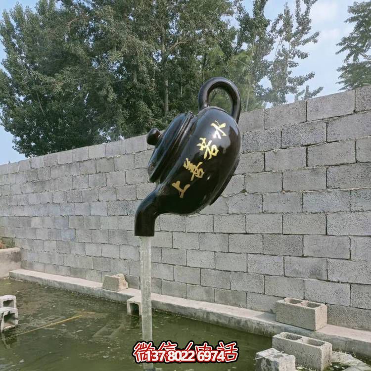 玻璃鋼懸空流水?dāng)[件，室外裝飾藝術(shù)精品