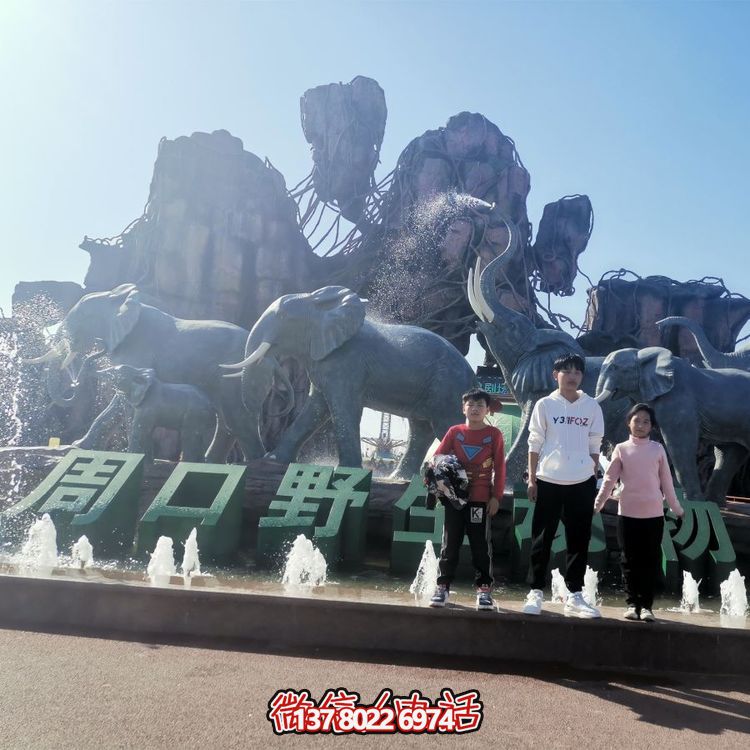 美麗的戶外玻璃鋼雕塑，引領景觀主題