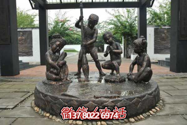 不銹鋼銅雕毛筆，為兒童締造景區(qū)樂趣