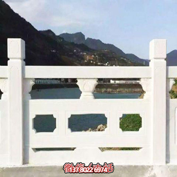 大理石雕刻石欄桿，美輪美奐，護(hù)佑家園