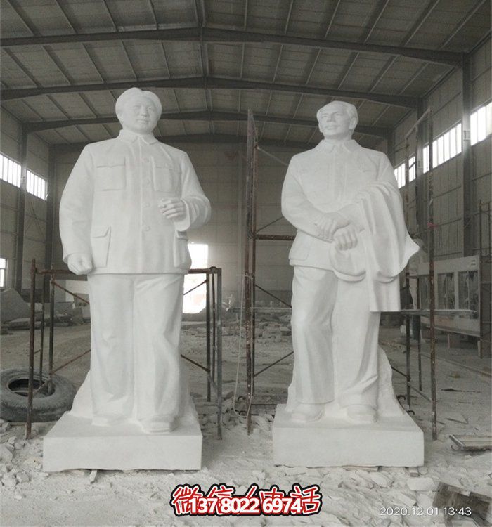 毛澤東偉人雕像，大型漢白玉雕刻，適宜于廣場等場所