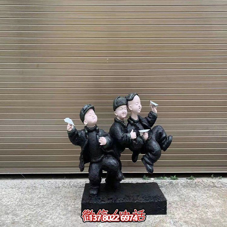 多彩玻璃鋼景觀擺件，添加卡通戶外兒童樂趣