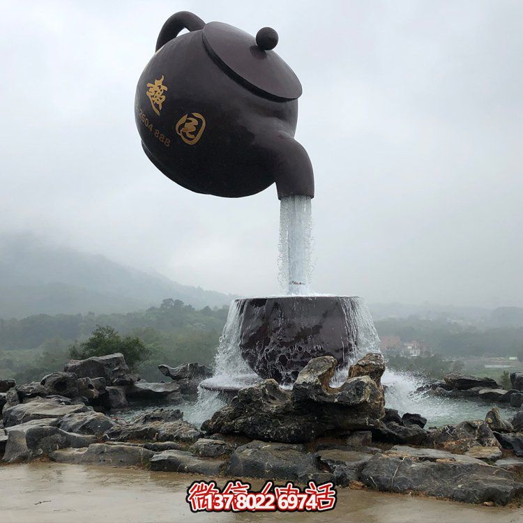 這款創(chuàng)意玻璃鋼懸空流水?dāng)[件，是一款非常適合大型園林景區(qū)及戶外空間裝飾的藝術(shù)品