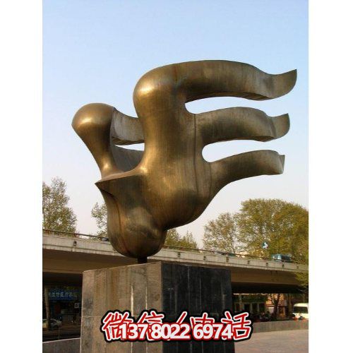 大型不銹鋼景觀雕塑，創(chuàng)意點(diǎn)亮戶外廣場(chǎng)、園林和景區(qū)