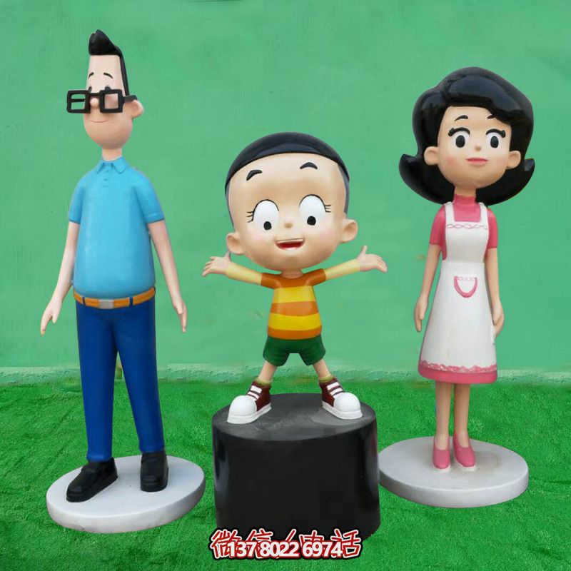 玻璃鋼卡通人物雕塑，為游樂園增添彩繪驚喜