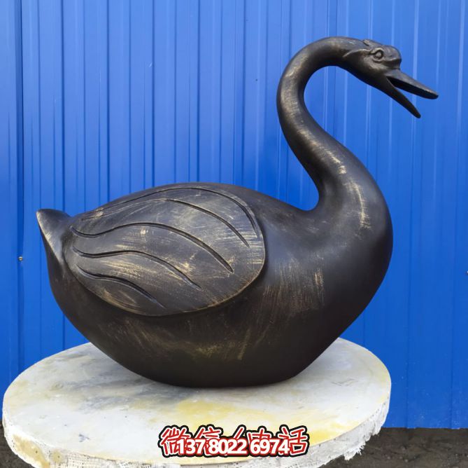 不銹鋼雕塑，休息時讓湖邊更美麗——天鵝雕塑