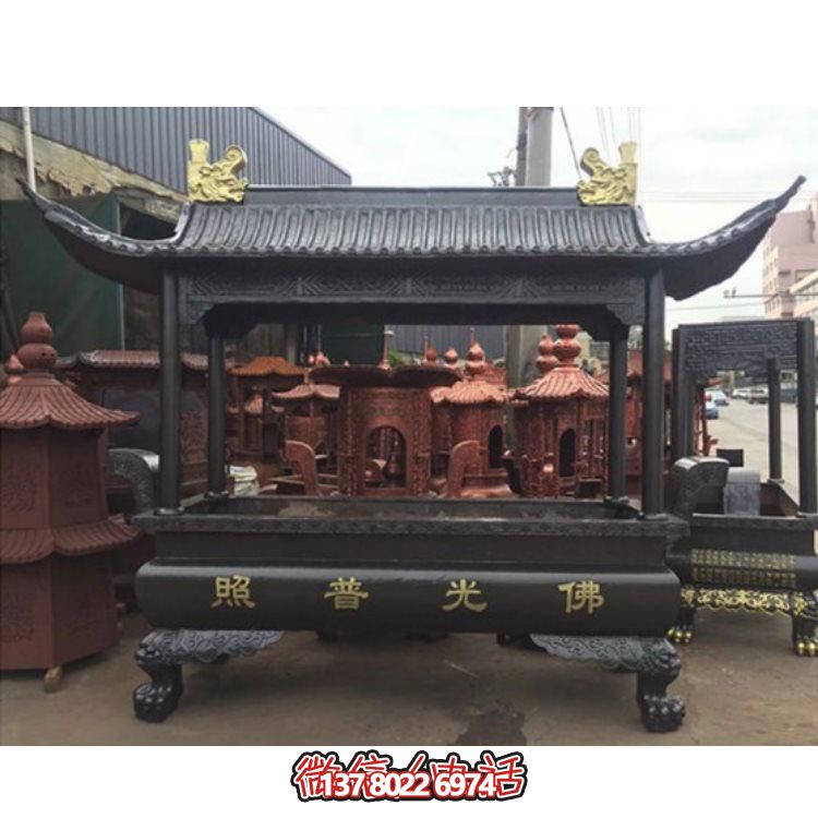 精美銅雕香爐，裝點(diǎn)您的景區(qū)、寺廟、戶外