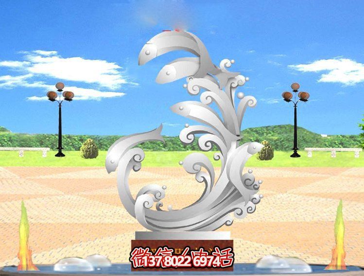 玻璃鋼雕塑魚躍龍門傳承古老傳統(tǒng)，展示創(chuàng)意美感
