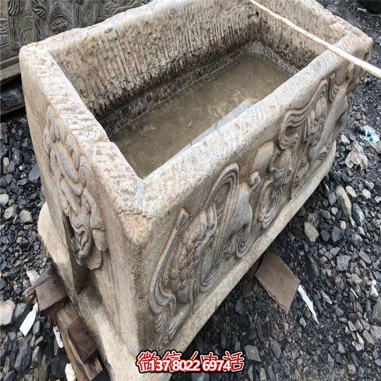 老石槽，漢白玉仿古石槽